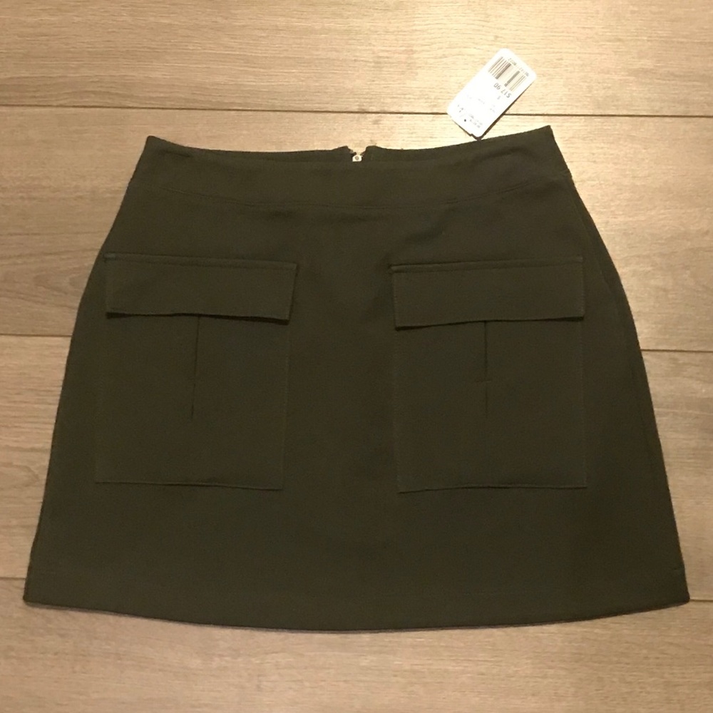 NWT olive mini skirt